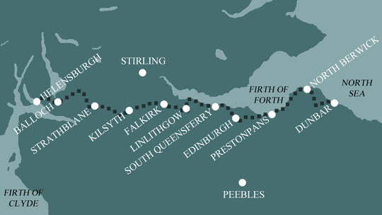 Mappa John Muir Way